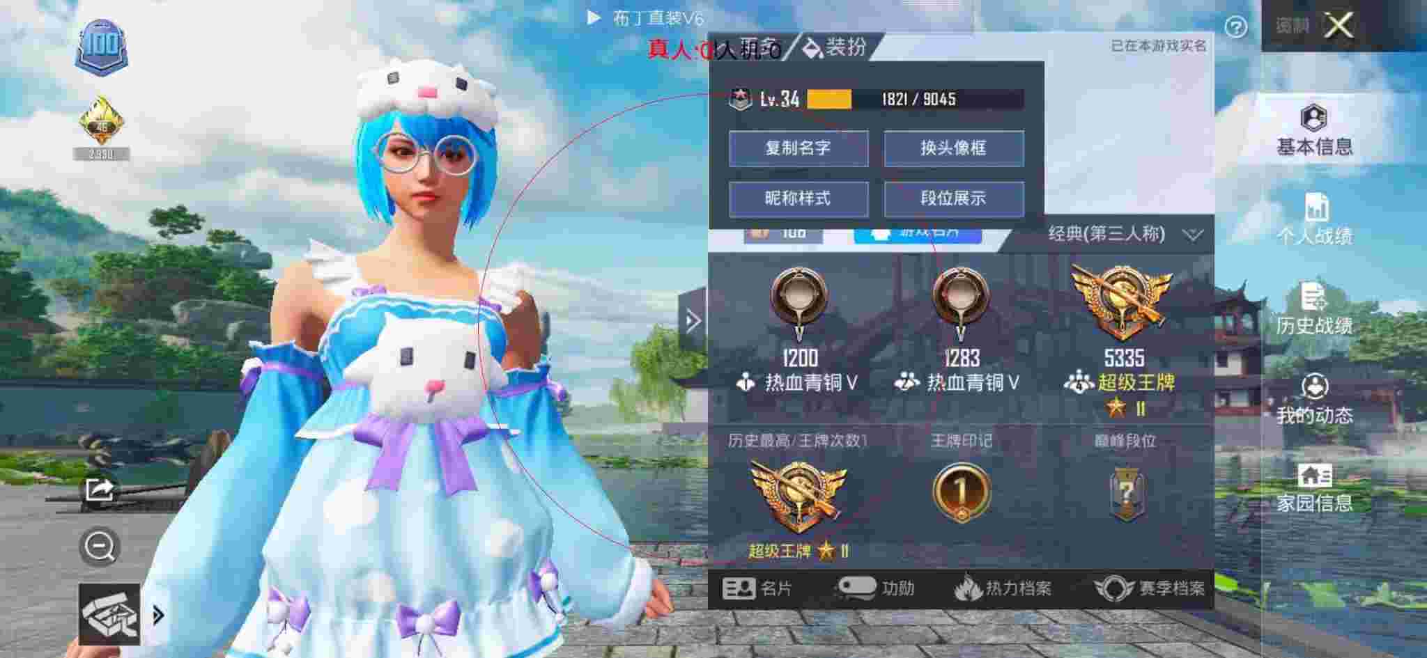 和平精英布丁直装透视 - 和平辅助卡通绘画辅助预览图